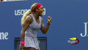 Serena Williams Celebrates Another Success