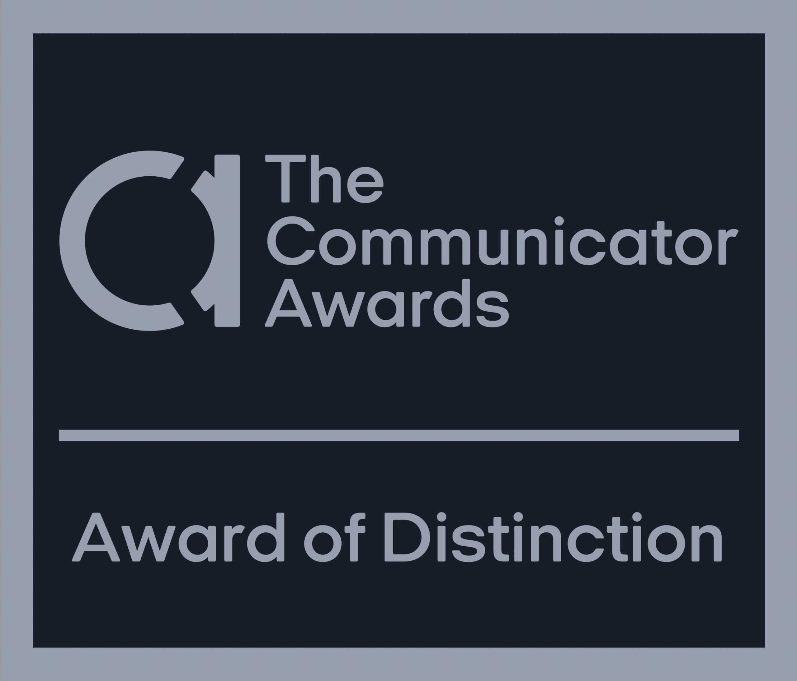 communicator awards 2022 badge award of distinction award winning healthcare video production agency